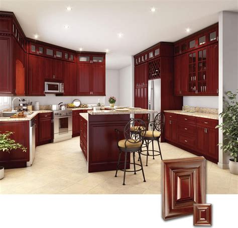 different types of cherry cabinets